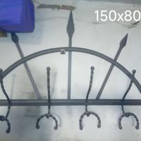 Attaccapanni in ferro battuto