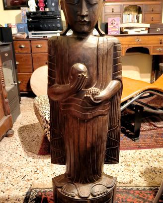 Vecchia statua Balinese 
