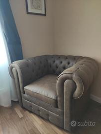 Poltrona stile chesterfield