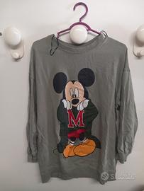 felpa leggera topolino disney