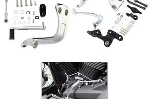 Kit comandi pedane centrali softail harley