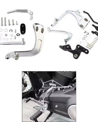 Kit comandi pedane centrali softail harley