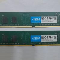 RAM DDR4 16gb (2x8gb) 2666MHZ CRUCIAL