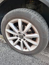 Set cerchi in lega Volkswagen + gomme invernali 