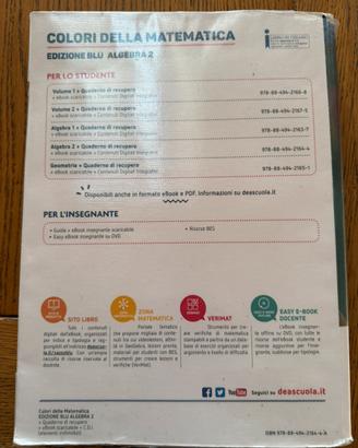 788849421644 Libri di testo colori della mate ediz