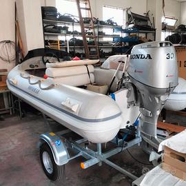 Gommone con carrello