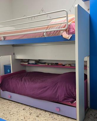 Letto a castello camera bambini