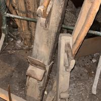 Coppia di pialle a mano da falegname antiche