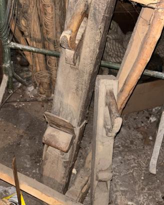 Coppia di pialle a mano da falegname antiche