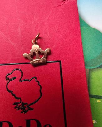 Ciondolo Dodo pomellato Corona in oro rosa 