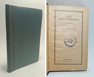QUI NON E' POSSIBILE - LEWIS SINCLAIR 1944