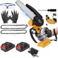 Motosega ricaricabile 2 batterie ad olio potente