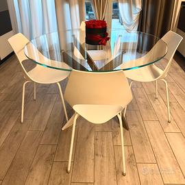 Tavolo Cristallo Bontempi - Modello Barone