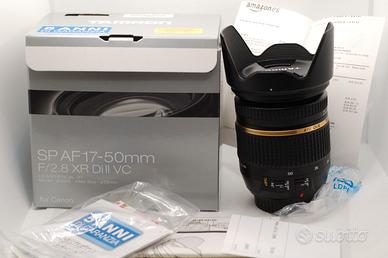 obiettivo Canon 17-50 VC stabilizzato Tamron f2.8 