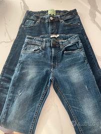 Lotto 2 Jeans Ragazzo 12 Anni Slim Fit