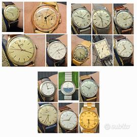 Orologi vintage Omega Longines Zenith