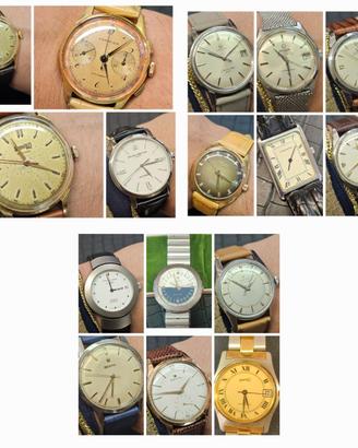 Orologi vintage Omega Longines Zenith