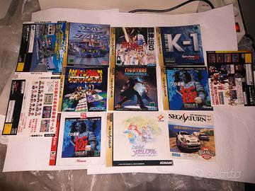oggetto da collezione manualetti giochi saturn