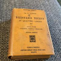 Dizionario tecnico in 4 lingue
