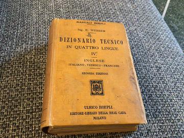 Dizionario tecnico in 4 lingue