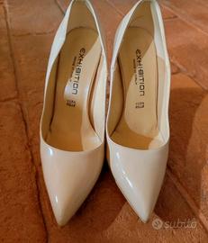 décolleté vera pelle tacco 10 cm