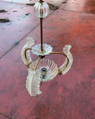 LAMPADARIO VETRO DI MURANO ANNI 40 - BAROVIER