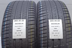 2 GOMME 265 40 22 MICHELIN RIF3737