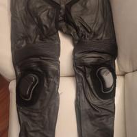 pantaloni pelle da moto