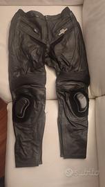 pantaloni pelle da moto