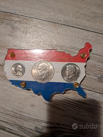  Federal Reserve monete argento USA