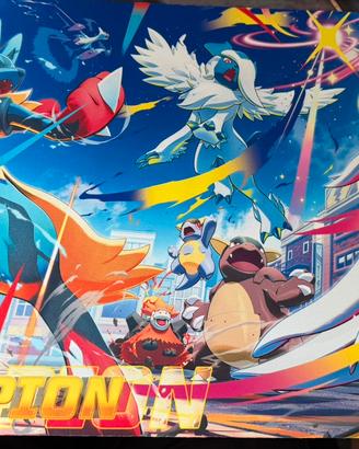 Playmat Pokemon League Cup Champion Megaevoluzioni