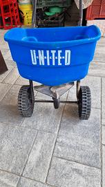 Carello spargi concime seminatrice e rullo