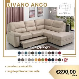 Subito - Arredi Parigini - Divano Mod. Ango pediera estraibile ...