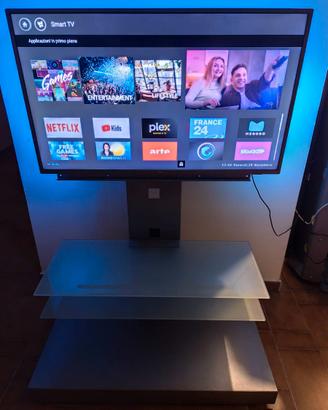 SMART TV PHILIPS 43 POLLICI 4K CON MOBILE SUPPORTO