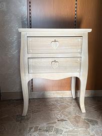 Comodino shabby chic