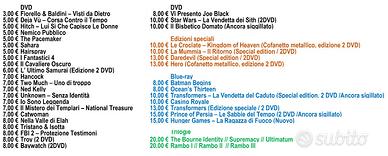DVD/DVD Blue-ray Edizioni speciali e Trilogie