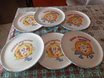 6 piatti da pizza 