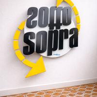 2 Insegne vintage anni 80 da negozio “Sotto Sopra”