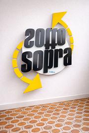 2 Insegne vintage anni 80 da negozio “Sotto Sopra”