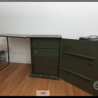 scrivania banco da lavoro militare 