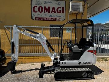 MINIESCAVATORE BOBCAT E16 CARRO VARIABILE