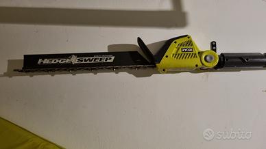 Ryobi tagliasiepi estendibile a batteria