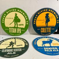 Targhe Birra Great Divide Brewing co-set