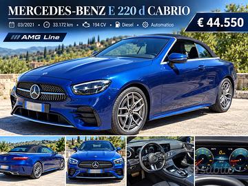 MERCEDES E 220 d CABRIO AMG LINE | 194 CV | 33.172