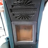  stufa pellet 8kw con  tubi