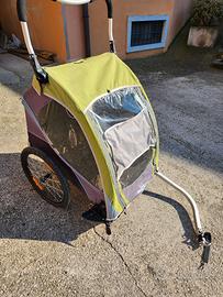 carrello bici burley trasporto bambini