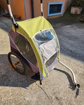 carrello bici burley trasporto bambini