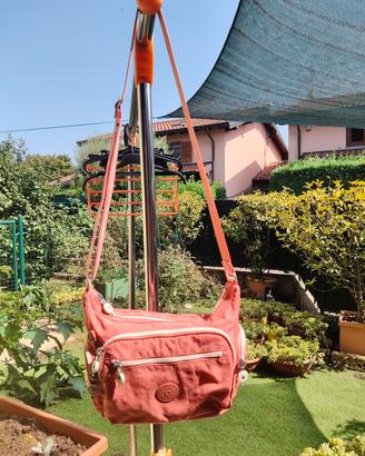 borsa Kipling rosa antico tracolla 