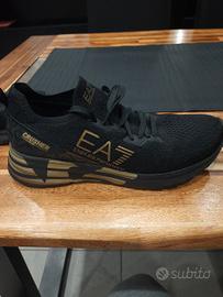 Scarpe Emporio Armani Nero Oro 42 Nuove