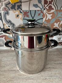 AMC serie 28 Pentola 8L+ cottura vapore Visiotherm